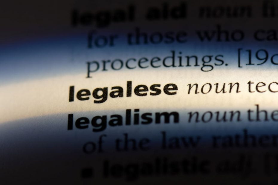 legal jargon